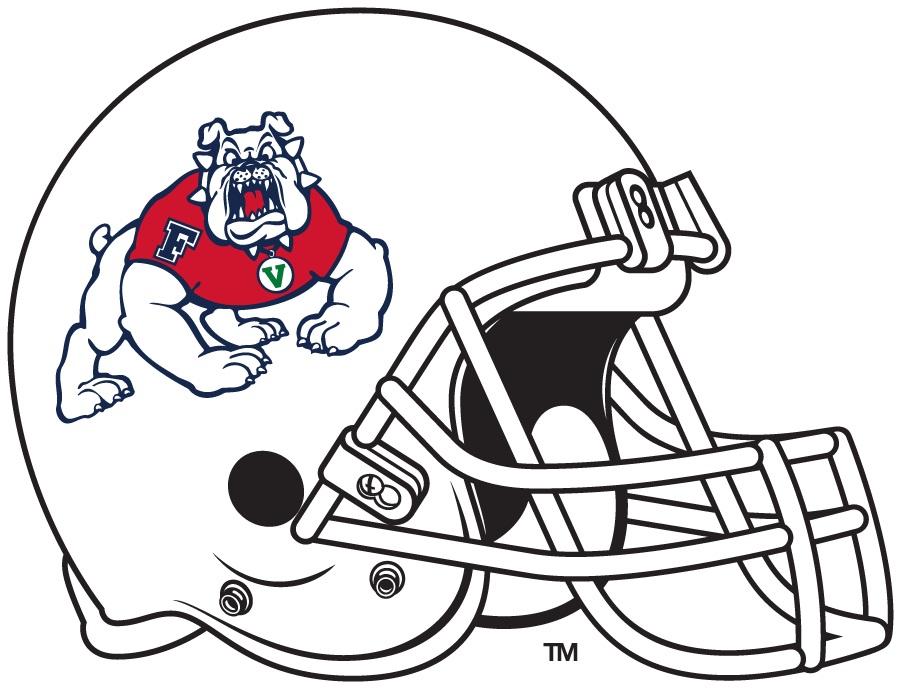 Fresno State Bulldogs 2020-Pres Helmet Logo v2 diy DTF decal sticker